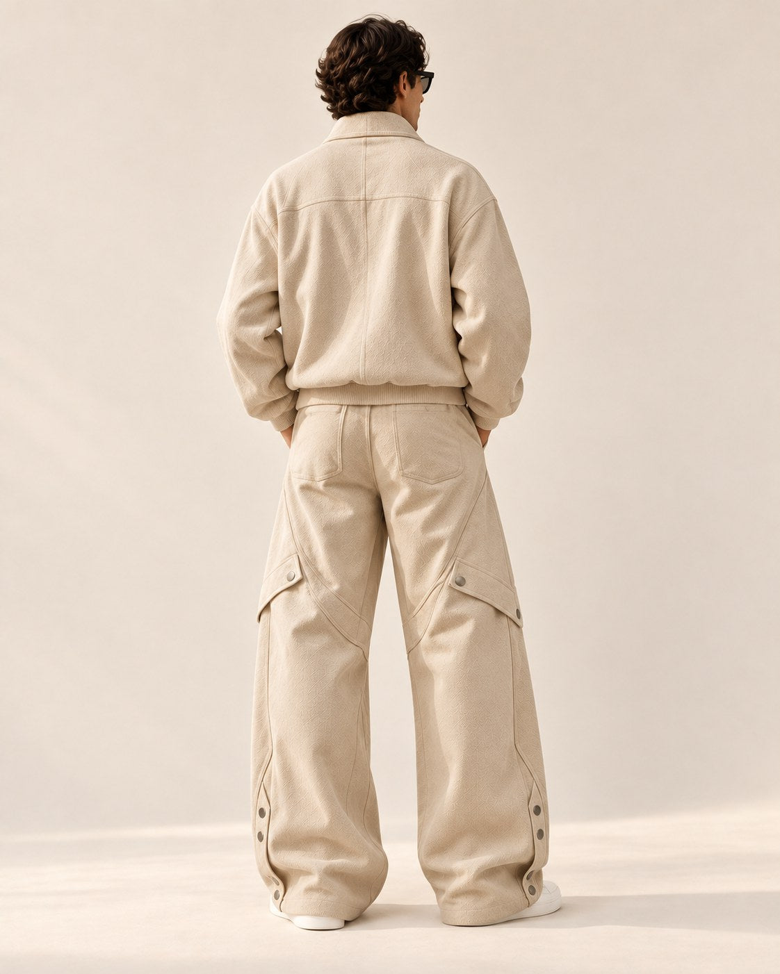 Set 02 Signature Beige pentru bărbați, vedere din spate